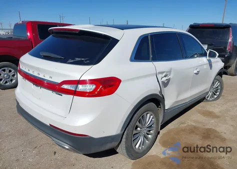 2016 Lincoln Mkx Select z USA, uszkodzony, nr VIN 2LMTJ6KP9GBL22829